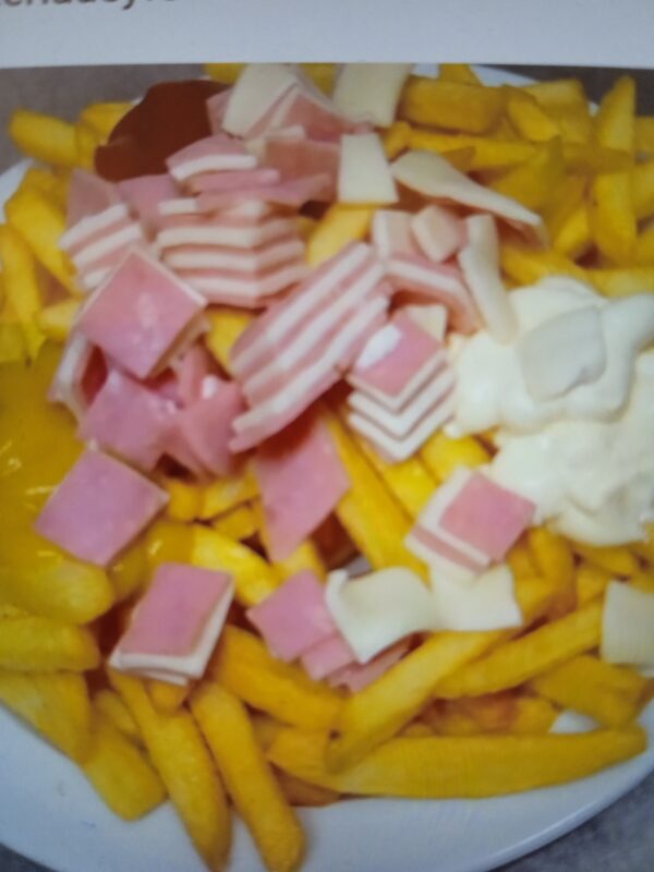 Papas locas con mechada